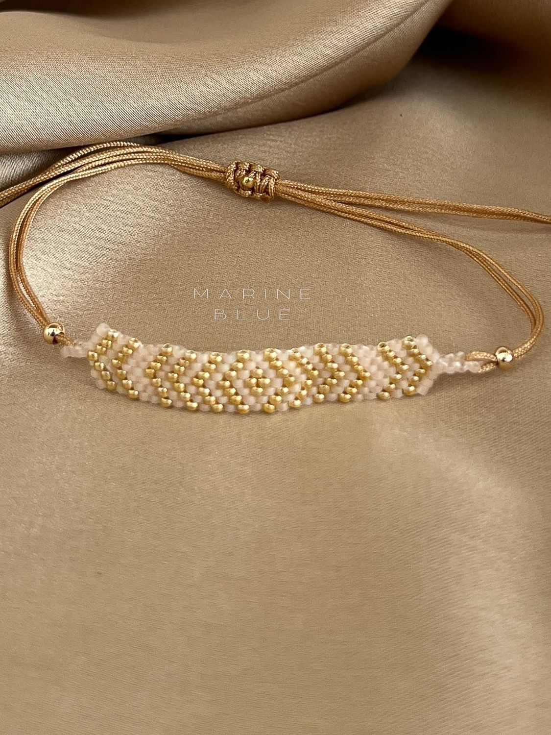 Solo Barb Handmade Bracelet - Beaded Bracelet, Color: Sunset Breeze