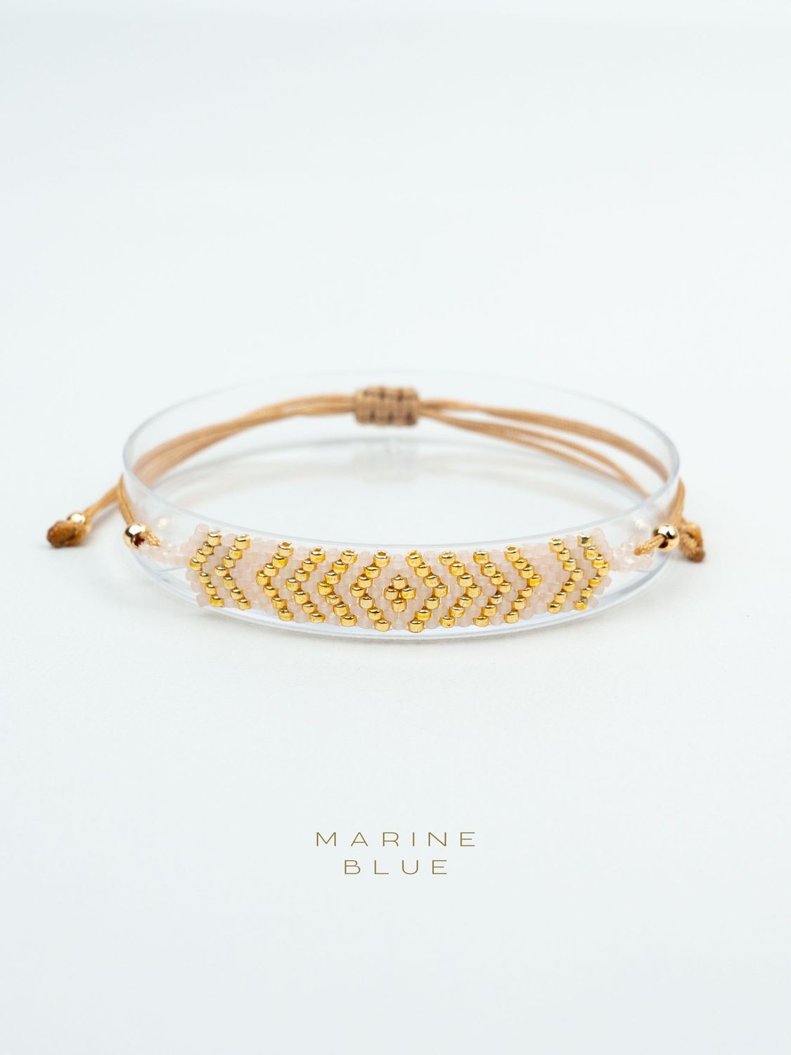 Solo Barb Handmade Bracelet - Beaded Bracelet, Color: Sunset Breeze