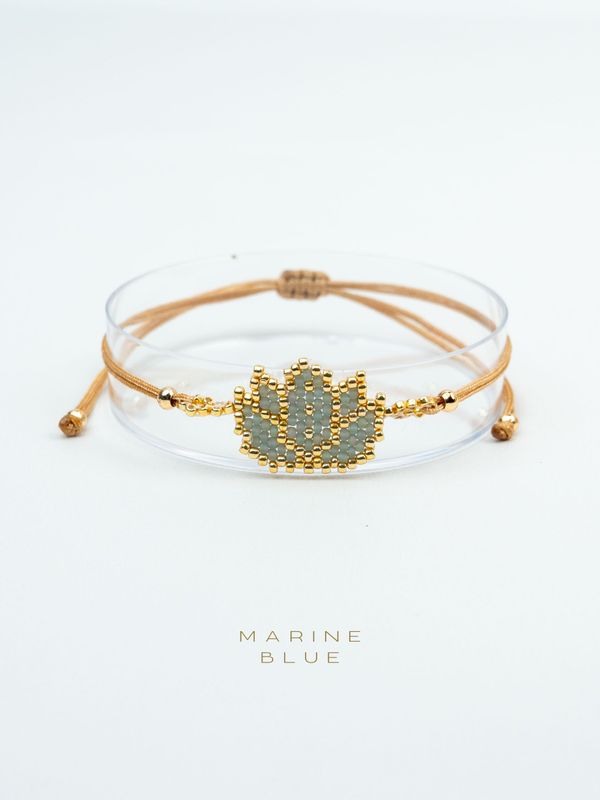 Solo Lotus Handmade Bracelet - Beaded Bracelet