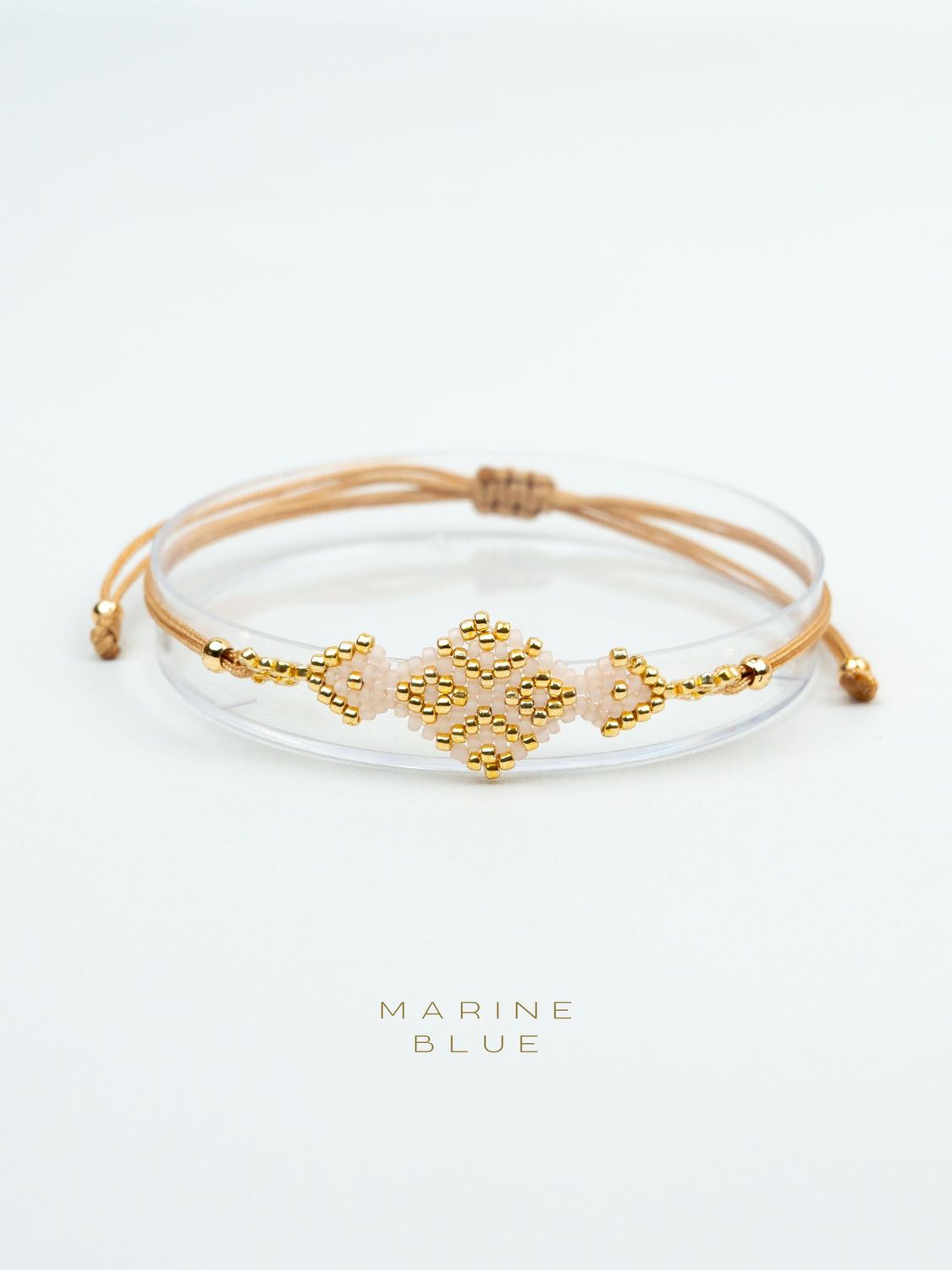 Solo Mask Handmade Bracelet - Beaded Bracelet, Color: Sunset Breeze