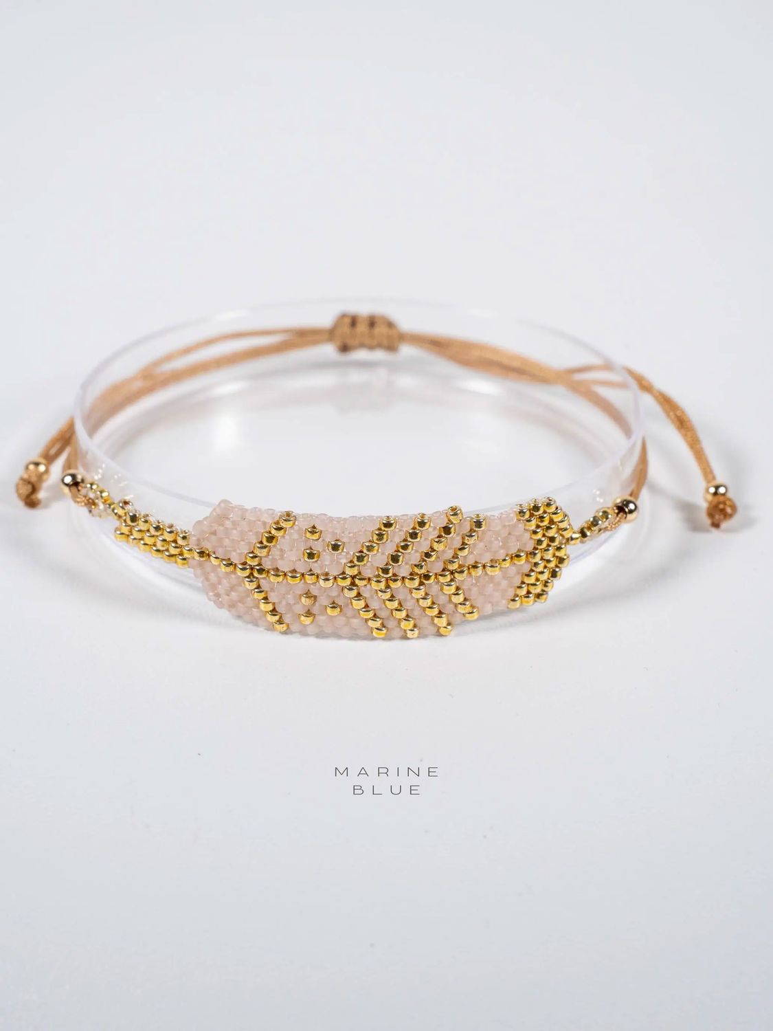 Solo Feather Handmade Bracelet - Beaded Bracelet, Color: Sunset Breeze