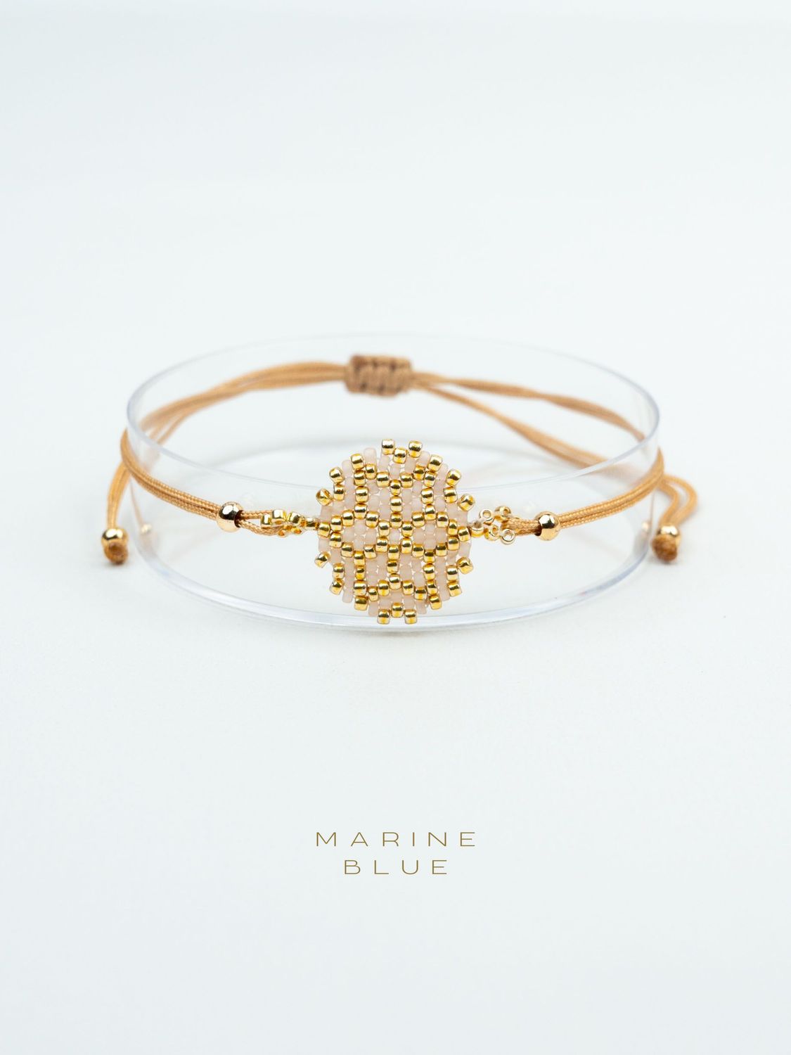 Solo Flower Star Handmade Bracelet - Beaded Bracelet, Color: Sunset Breeze