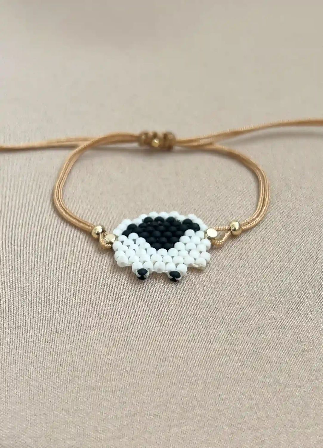 Animes Sheep Handmade Bracelet - Beaded Bracelet, Color: Hazel