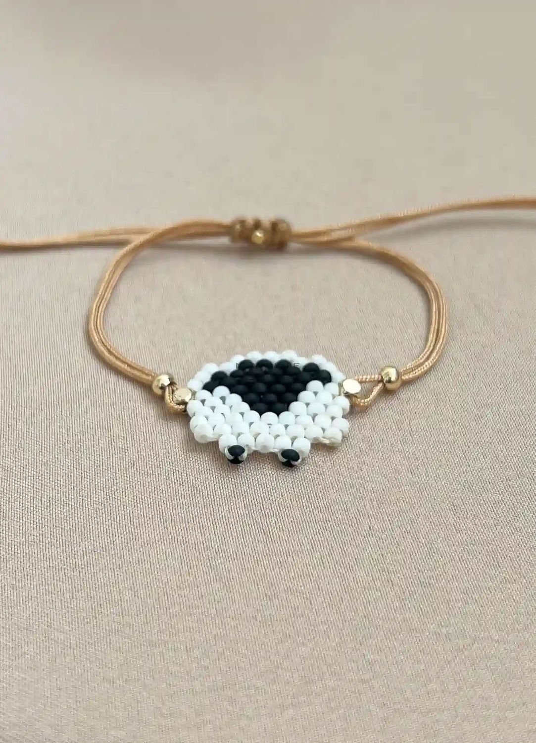 Animes Sheep Handmade Bracelet - Beaded Bracelet, Color: Hazel