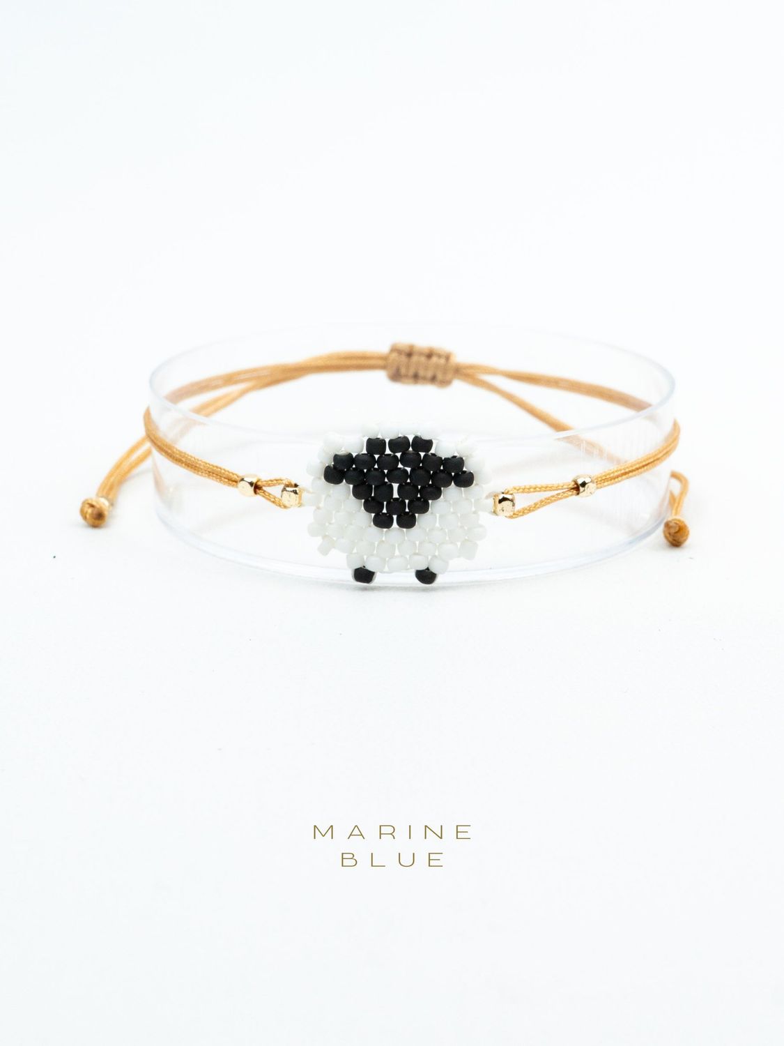 Animes Sheep Handmade Bracelet - Beaded Bracelet, Color: Hazel