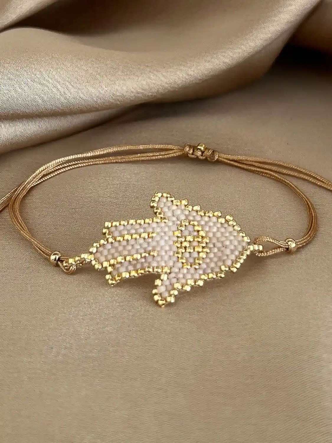 Solo Fatima’s Hand Handmade Bracelet - Beaded Bracelet, Color: Sunset Breeze
