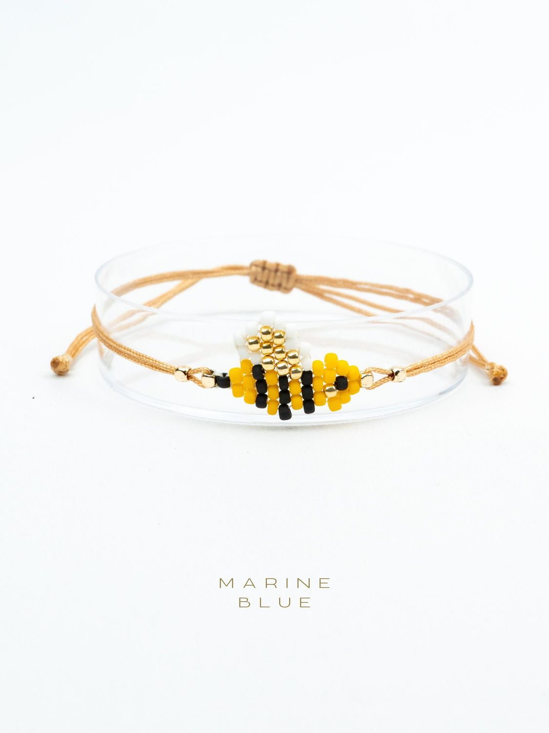 Animes Bee Handmade Bracelet - Beaded Bracelet, Color: Hazel