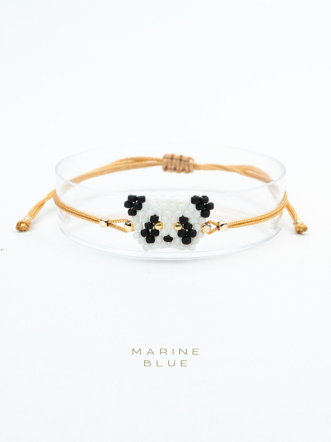 Animes Panda Handmade Bracelet - Beaded Bracelet, Color: Hazel