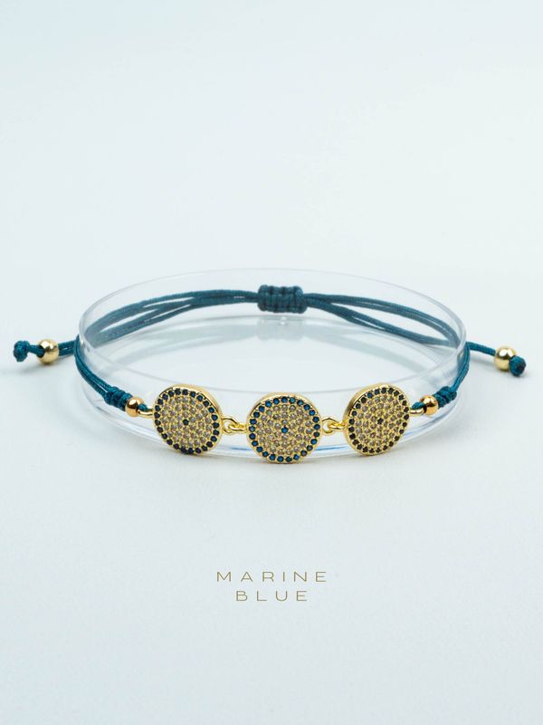 Triple Tire Handmade Bracelet - Zircon Bracelet