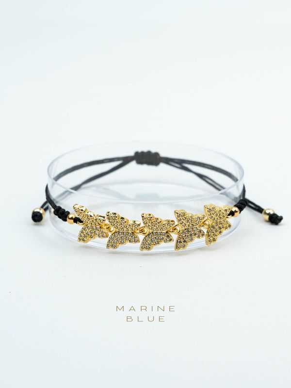 Pukupuku Handmade Bracelet - Butterfly Charm Bracelet