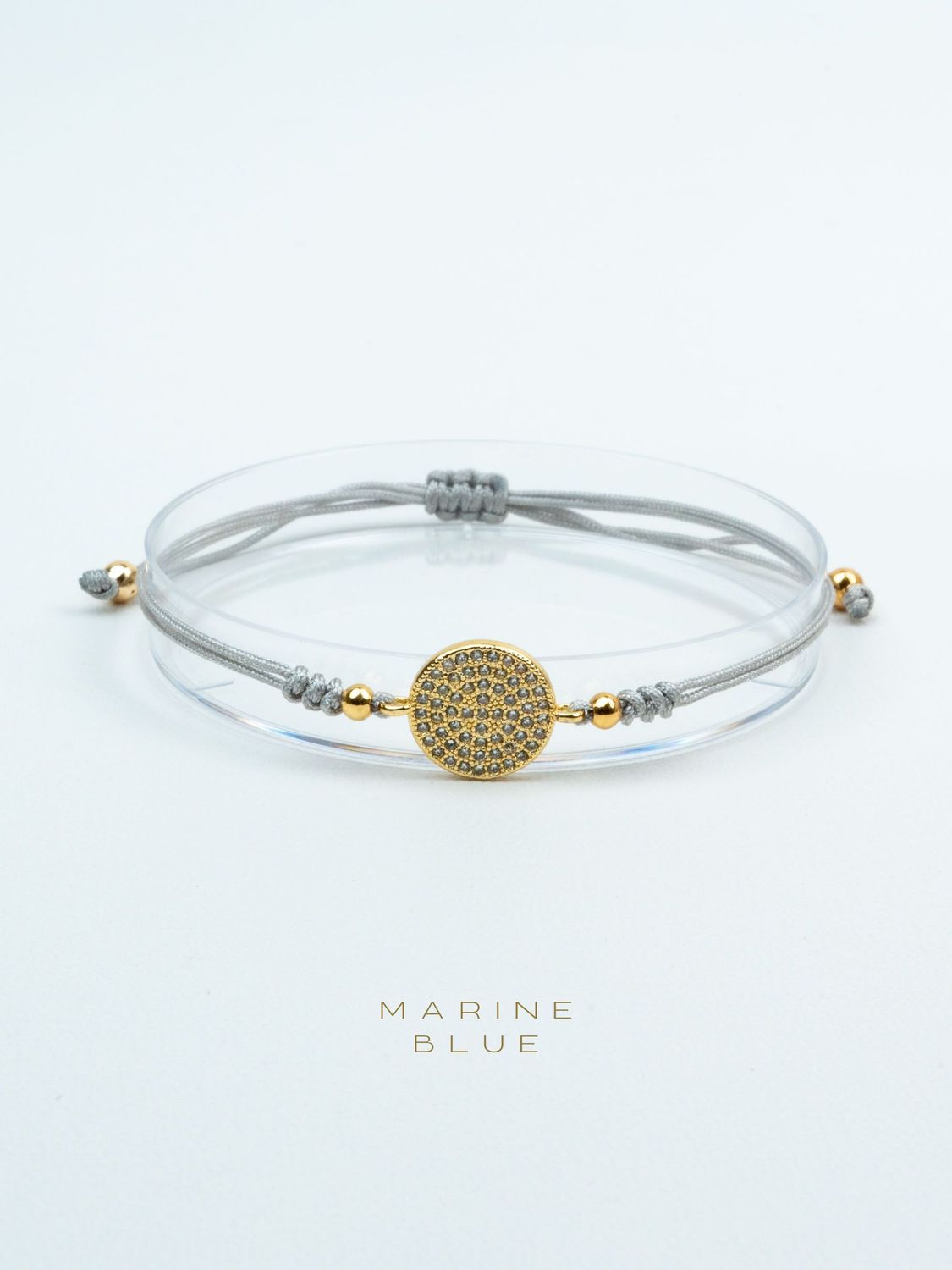 Tire Flat Handmade Bracelet - Charm Bracelet, Color: Misty Moon
