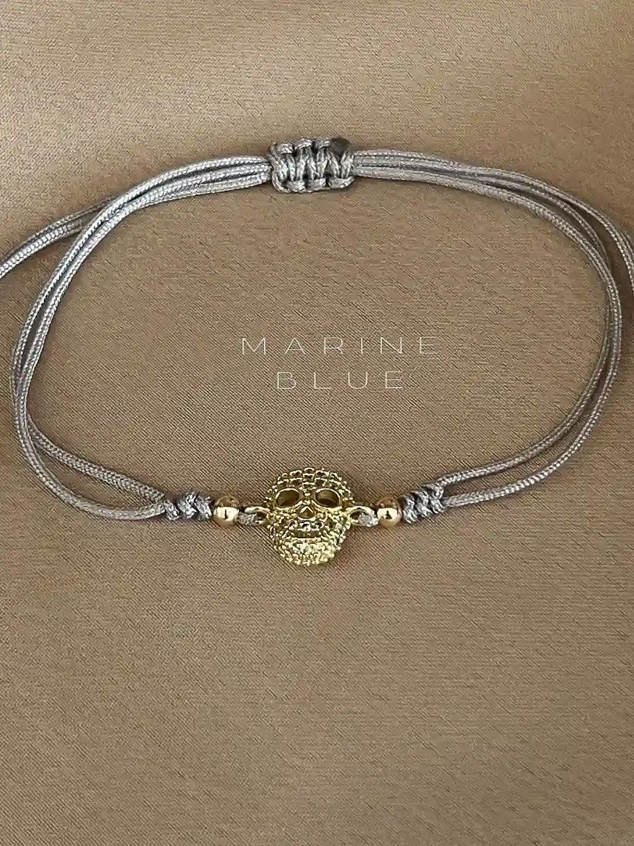Skull Gelang Handmade - Gelang Charm, Color: Misty Moon