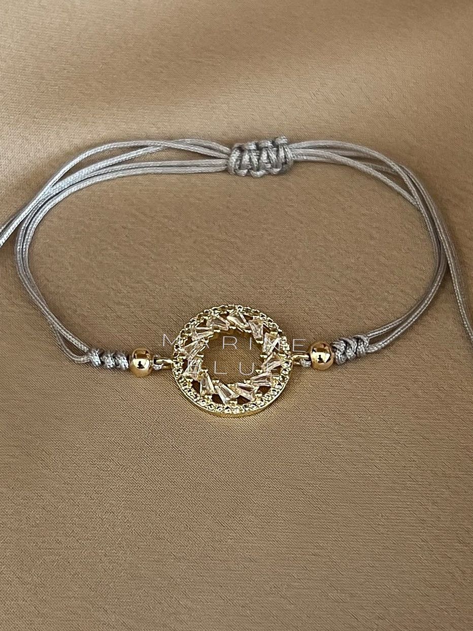 Hale Handmade Bracelet - Sun Charm Bracelet, Color: Misty Moon