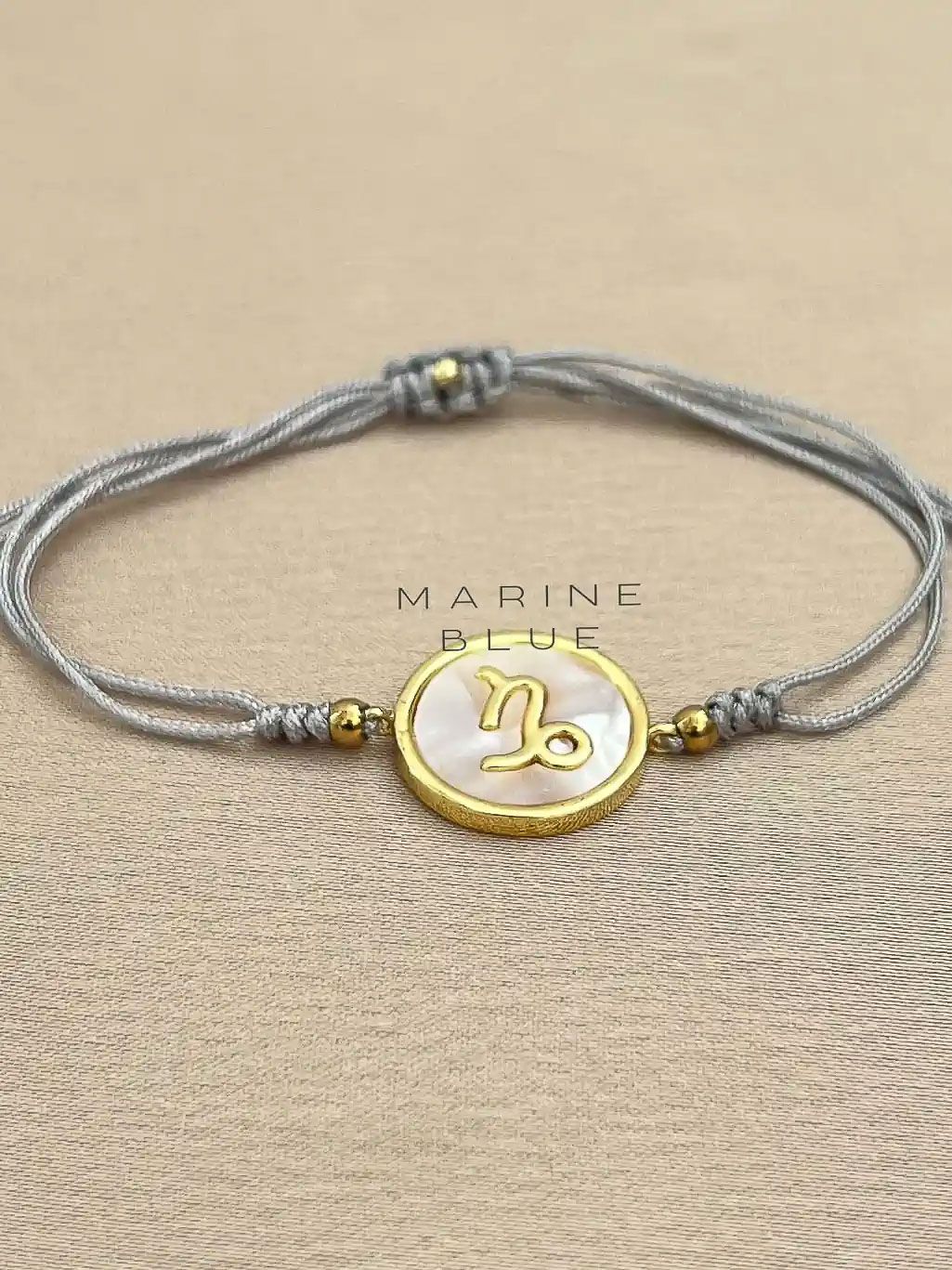 Horoscope Capricorn Handmade Bracelet - Charm Bracelet, Color: Misty Moon