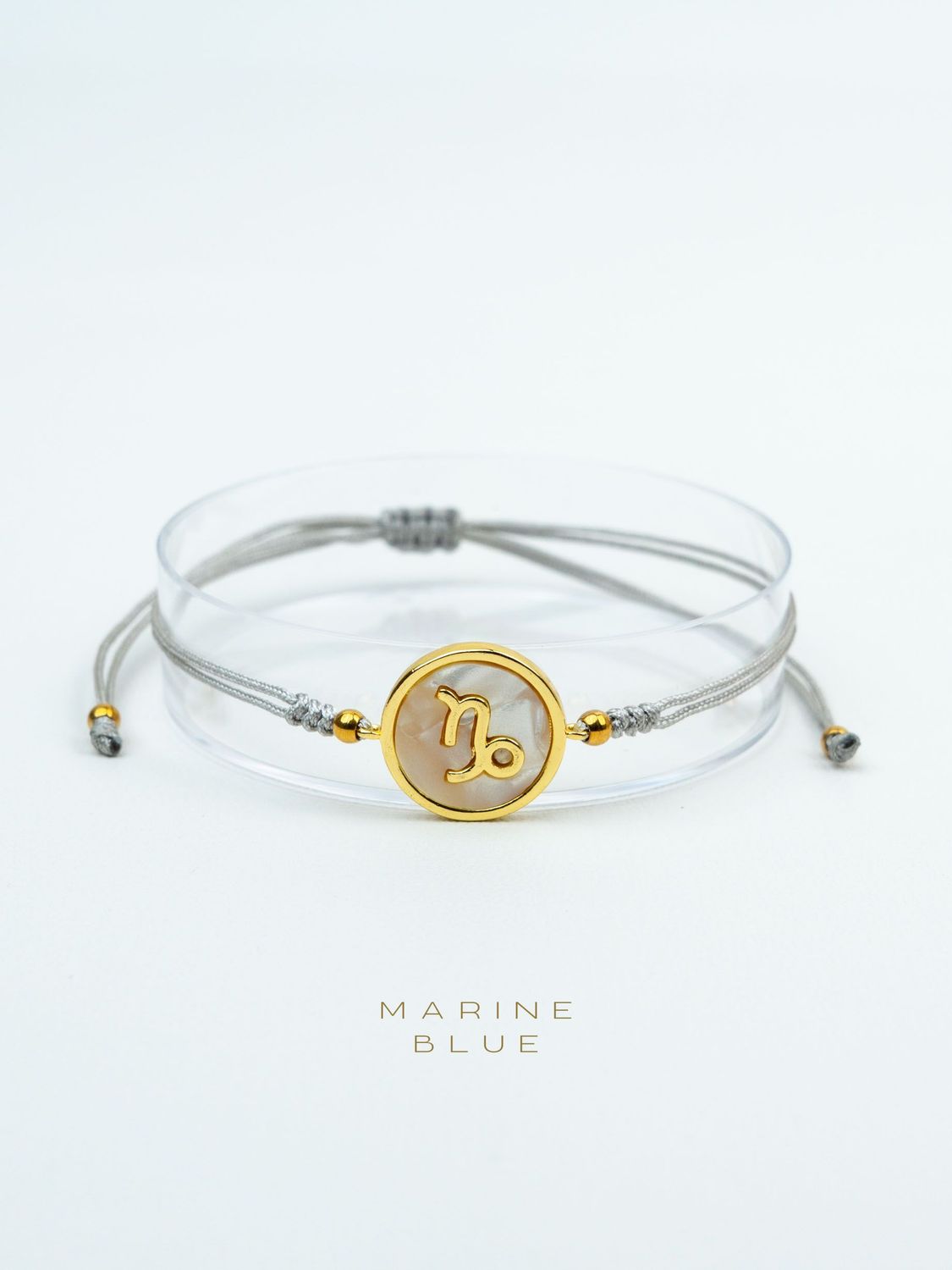 Horoscope Capricorn Handmade Bracelet - Charm Bracelet, Color: Misty Moon