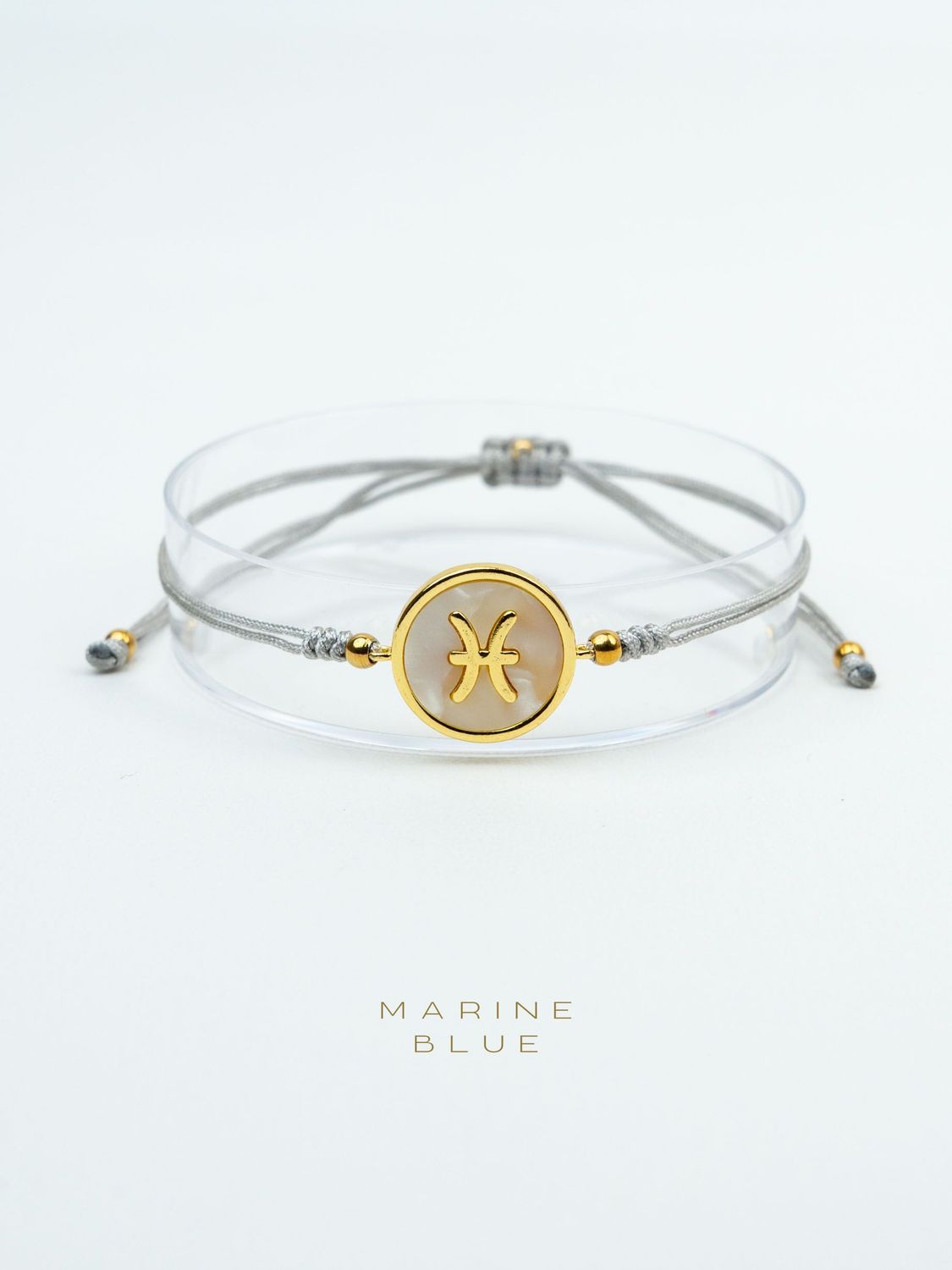 Horoscope Pisces Handmade Bracelet - Charm Bracelet, Color: Misty Moon