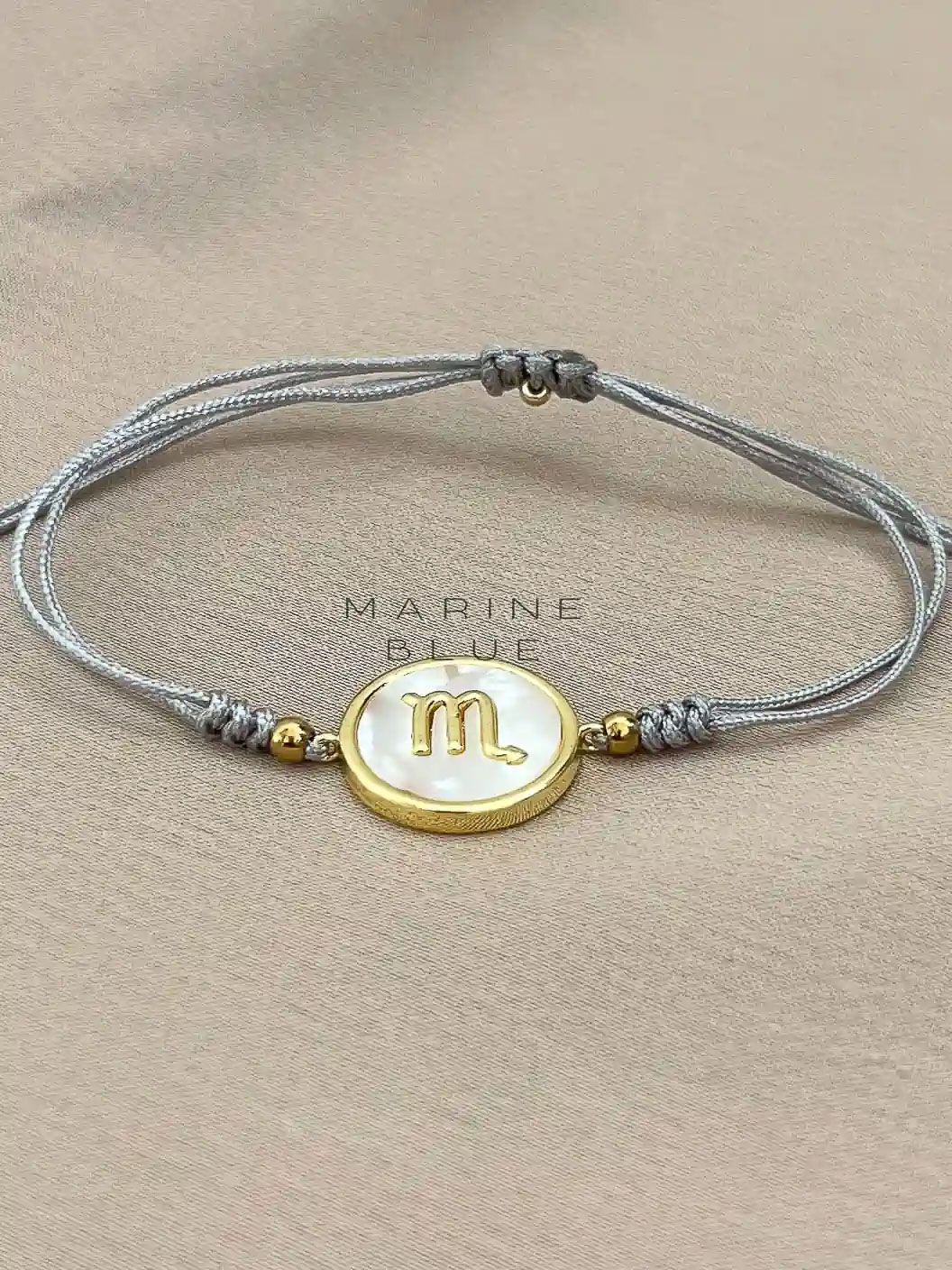 Horoscope Scorpio Handmade Bracelet - Charm Bracelet, Color: Misty Moon