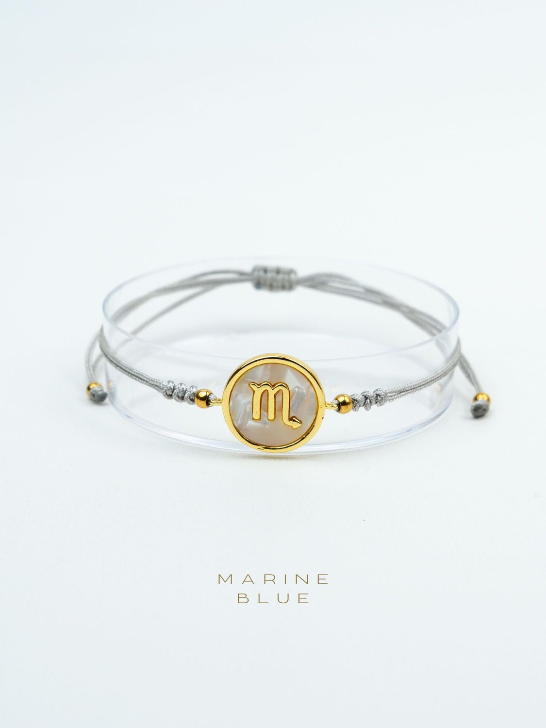 Horoscope Scorpio Handmade Bracelet - Charm Bracelet, Color: Misty Moon