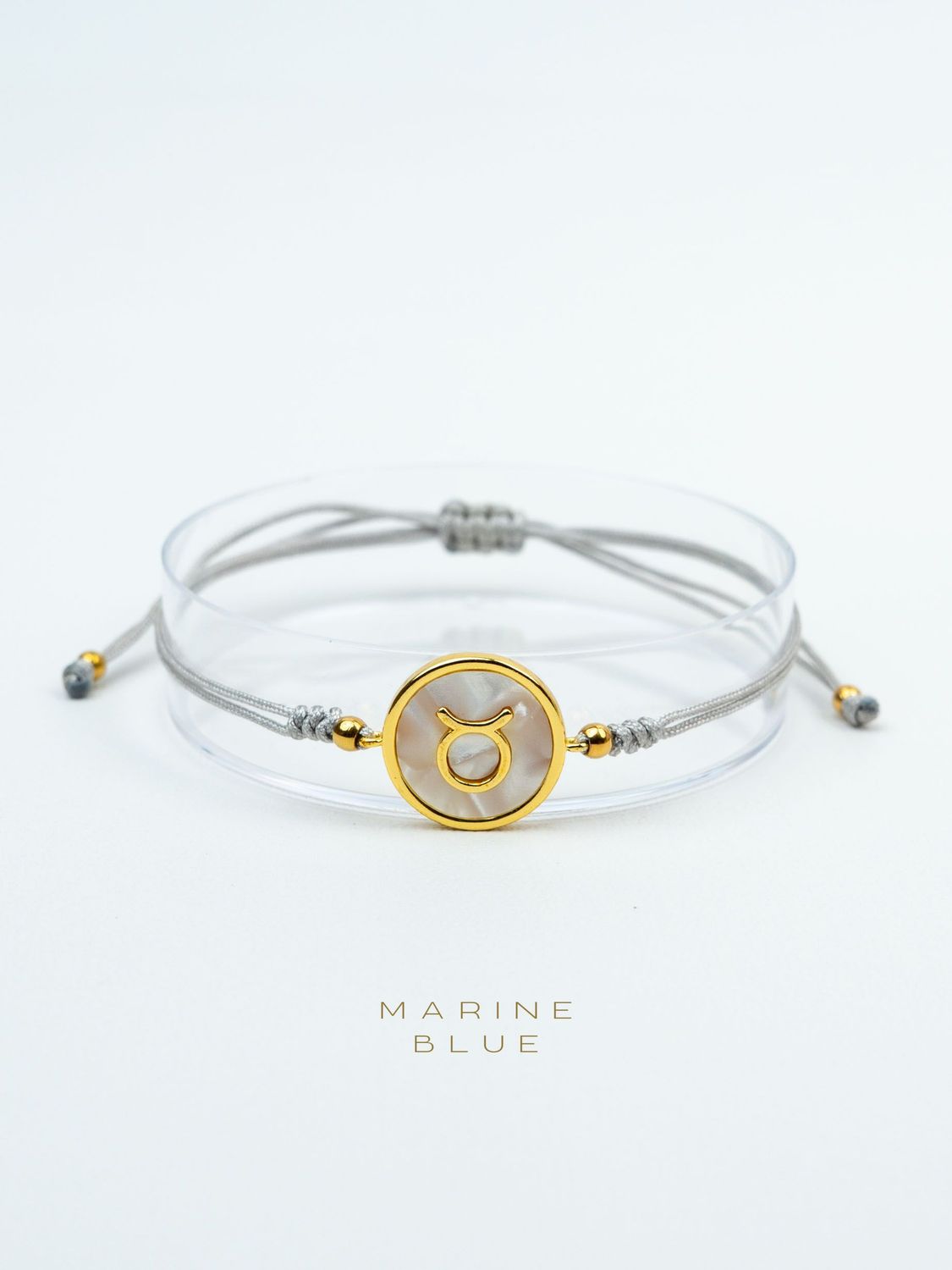 Horoscope Taurus Handmade Bracelet - Charm Bracelet, Color: Misty Moon
