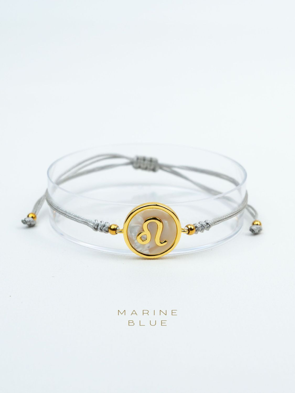 Horoscope Leo Handmade Bracelet - Charm Bracelet, Color: Misty Moon