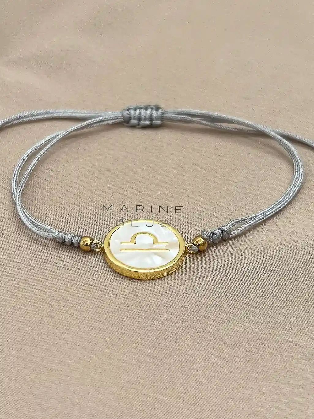 Horoscope Libra Handmade Bracelet - Charm Bracelet, Color: Misty Moon