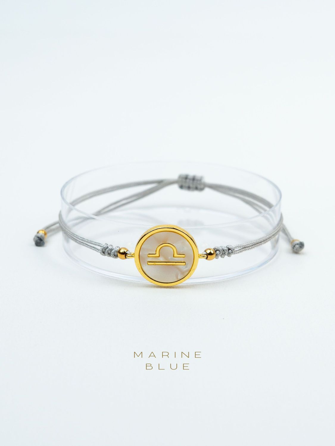 Horoscope Libra Handmade Bracelet - Charm Bracelet, Color: Misty Moon