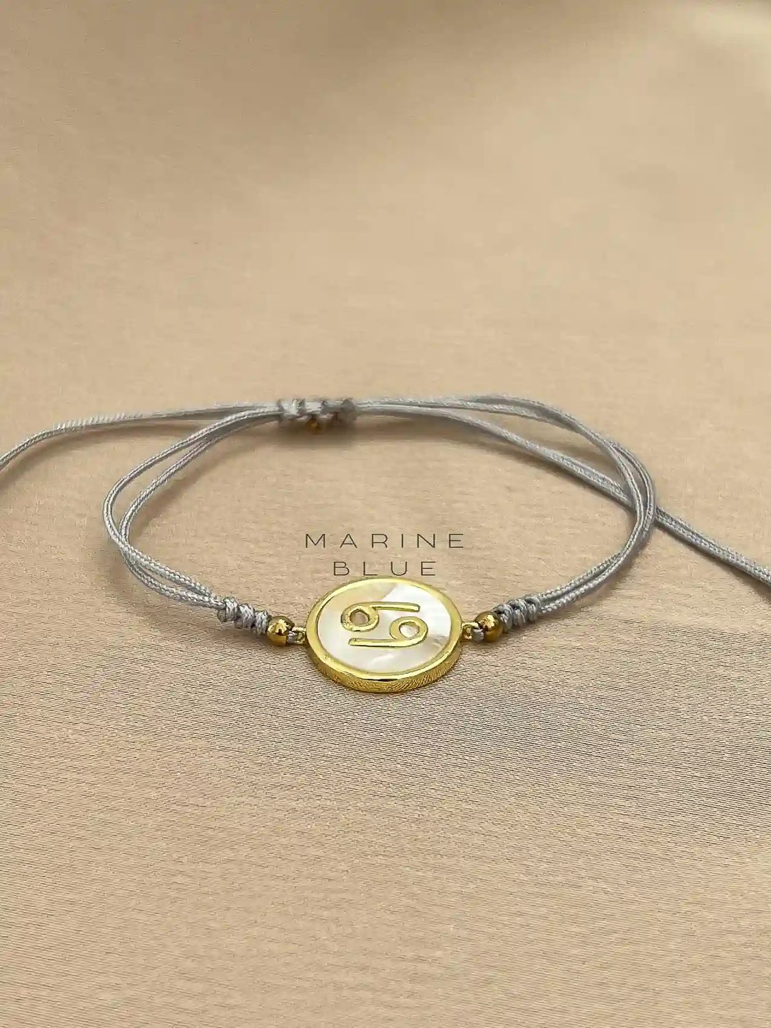 Horoscope Cancer Handmade Bracelet - Charm Bracelet, Color: Misty Moon