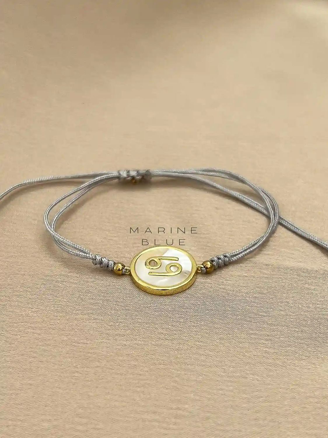 Horoscope Cancer Handmade Bracelet - Charm Bracelet, Color: Misty Moon