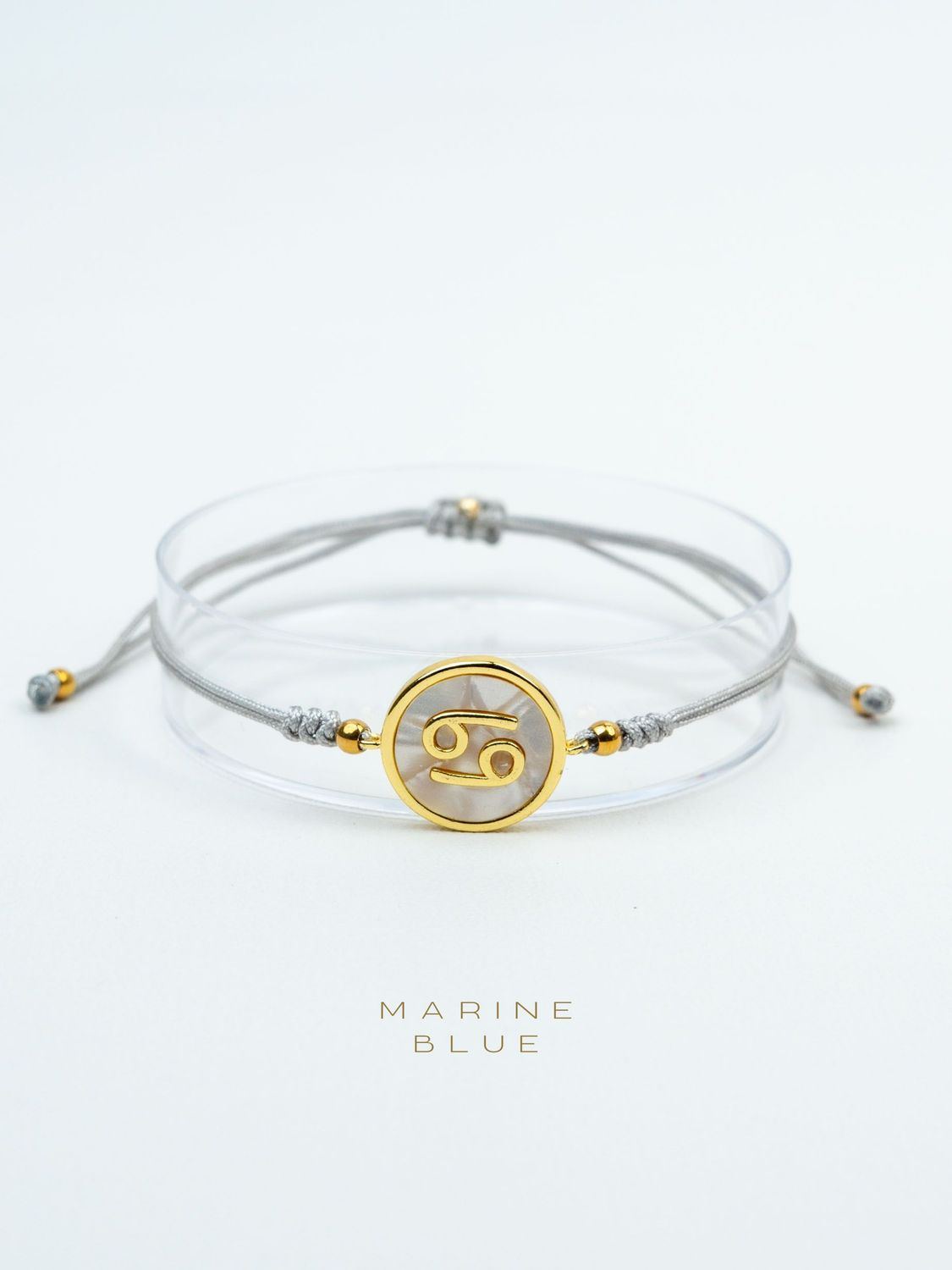 Horoscope Cancer Handmade Bracelet - Charm Bracelet, Color: Misty Moon