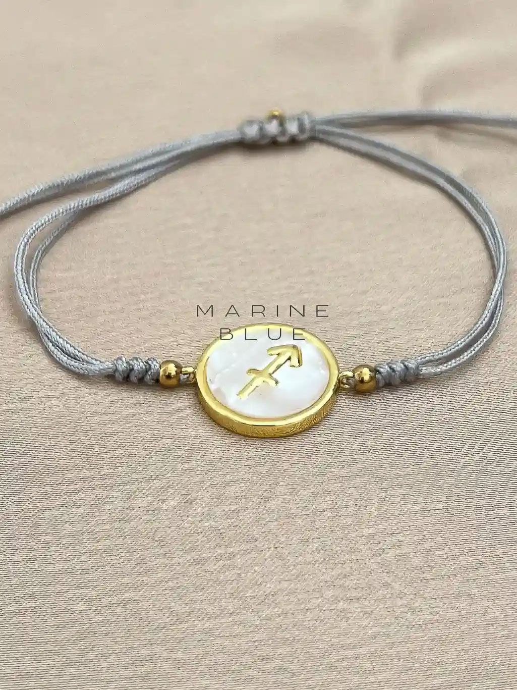 Horoscope Sagittarius Handmade Bracelet - Charm Bracelet, Color: Misty Moon