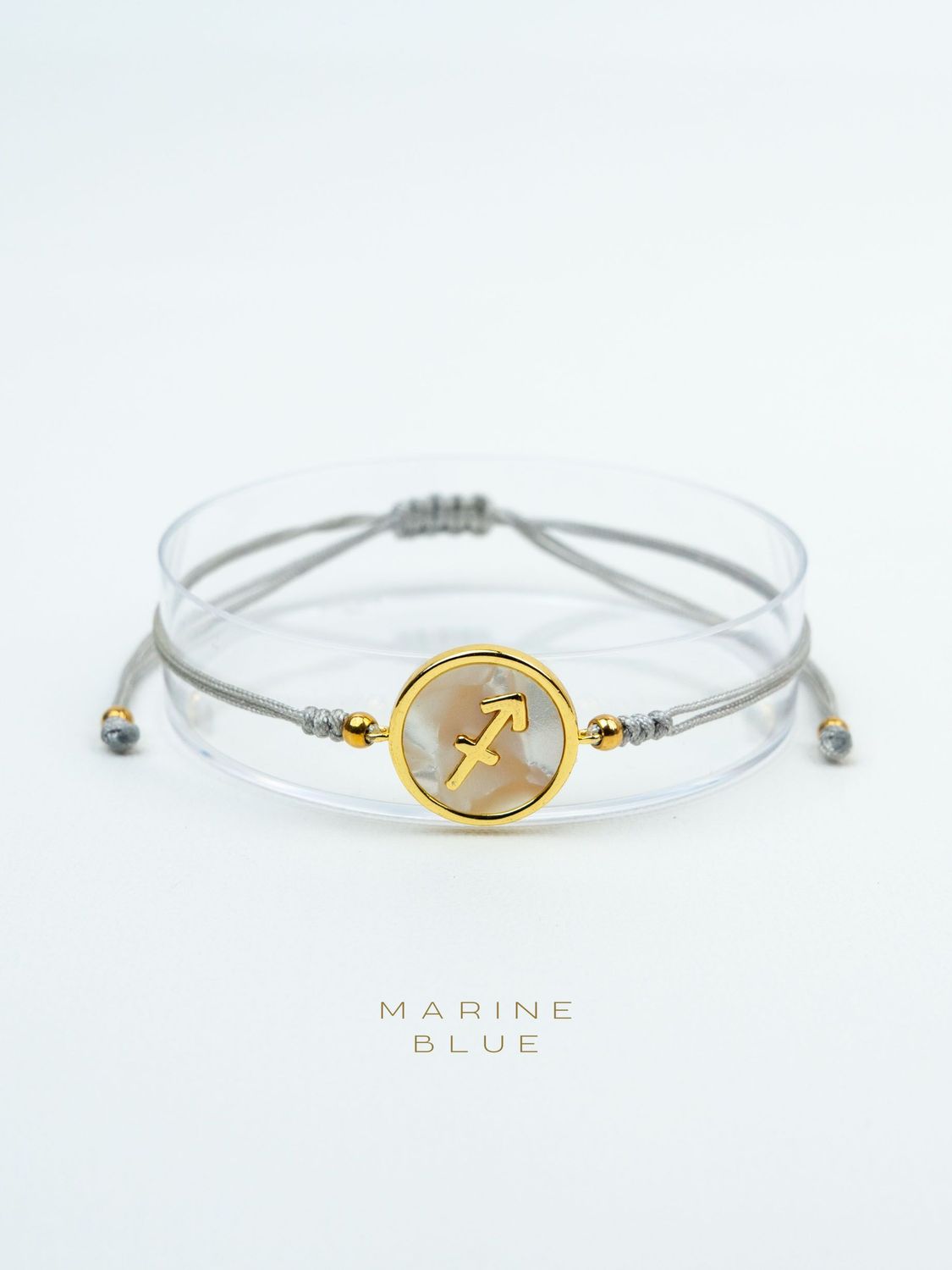 Horoscope Sagittarius Handmade Bracelet - Charm Bracelet, Color: Misty Moon