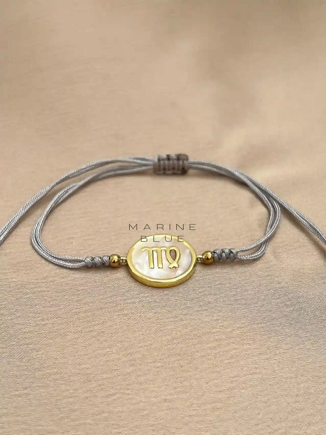 Horoscope Virgo Handmade Bracelet - Charm Bracelet, Color: Misty Moon