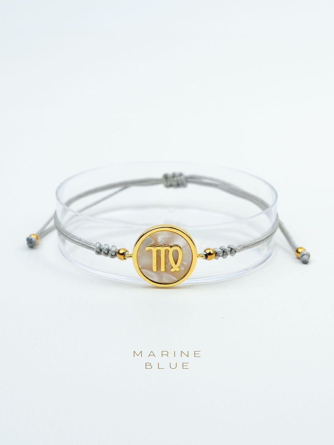 Horoscope Virgo Handmade Bracelet - Charm Bracelet, Color: Misty Moon