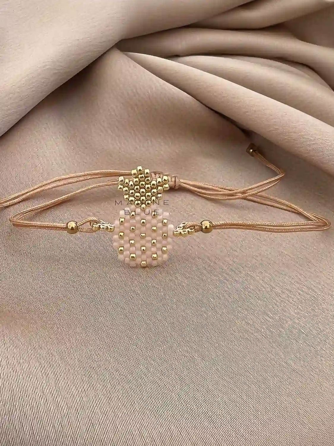 Solo Pineapple Handmade Bracelet - Beaded Bracelet, Color: Sunset Breeze