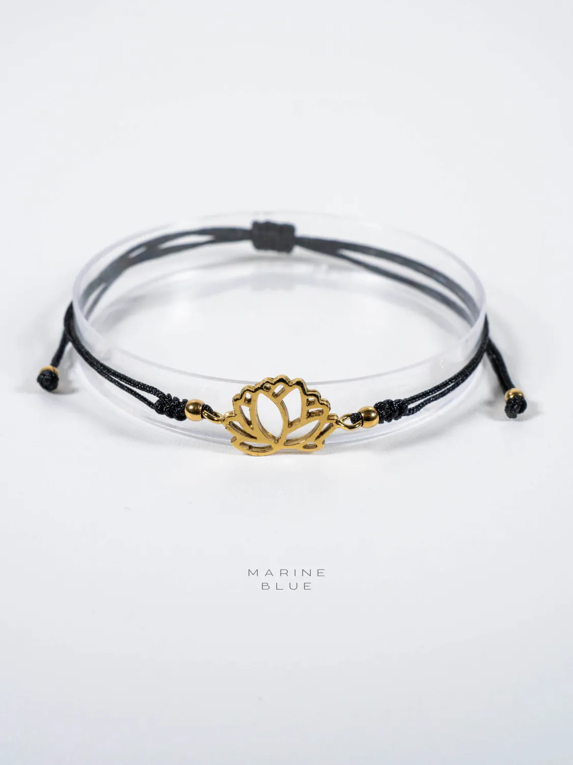 Edge Sacred Handmade Bracelet - Charm Bracelet, Color: Nocturnal Black, Plating: Gold