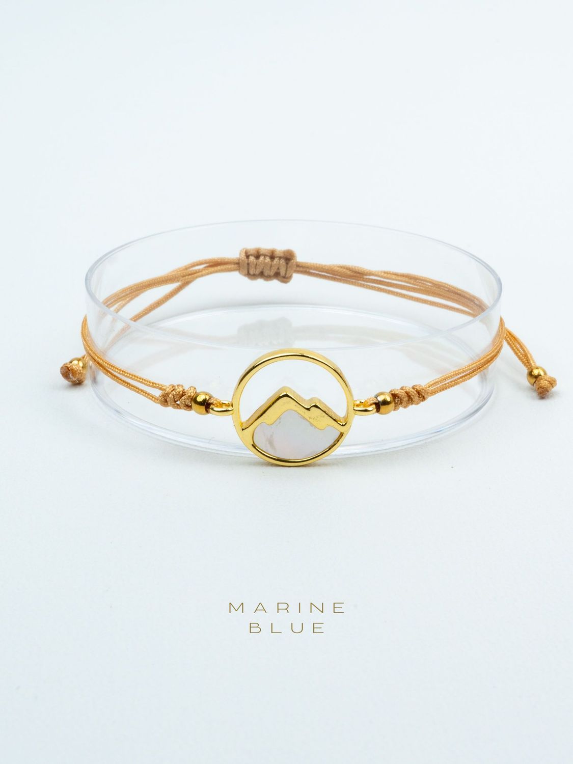 Fuji Handmade Bracelet - Mountain Charm Bracelet, Color: Hazel