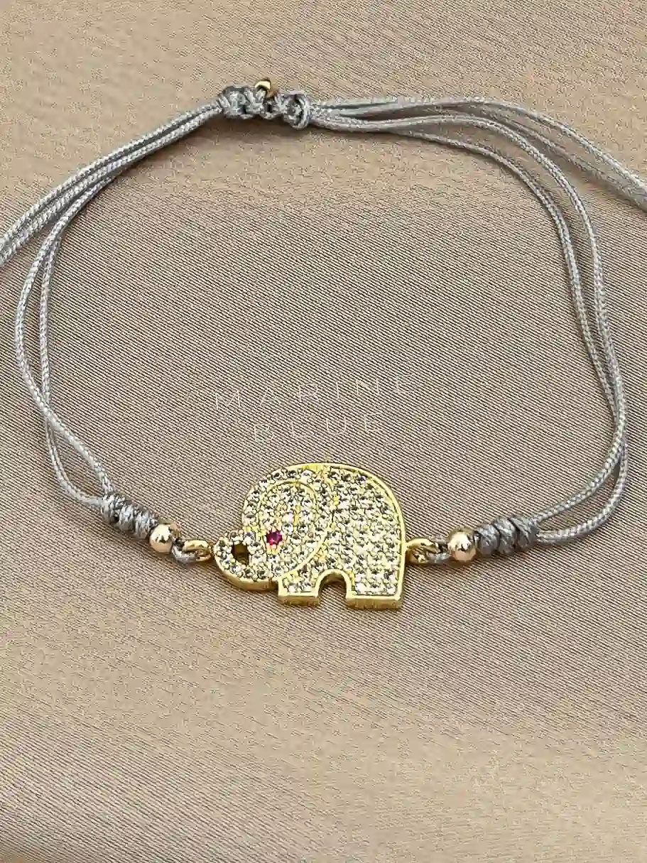 Elephant Gelang Handmade - Gelang Charm, Color: Misty Moon