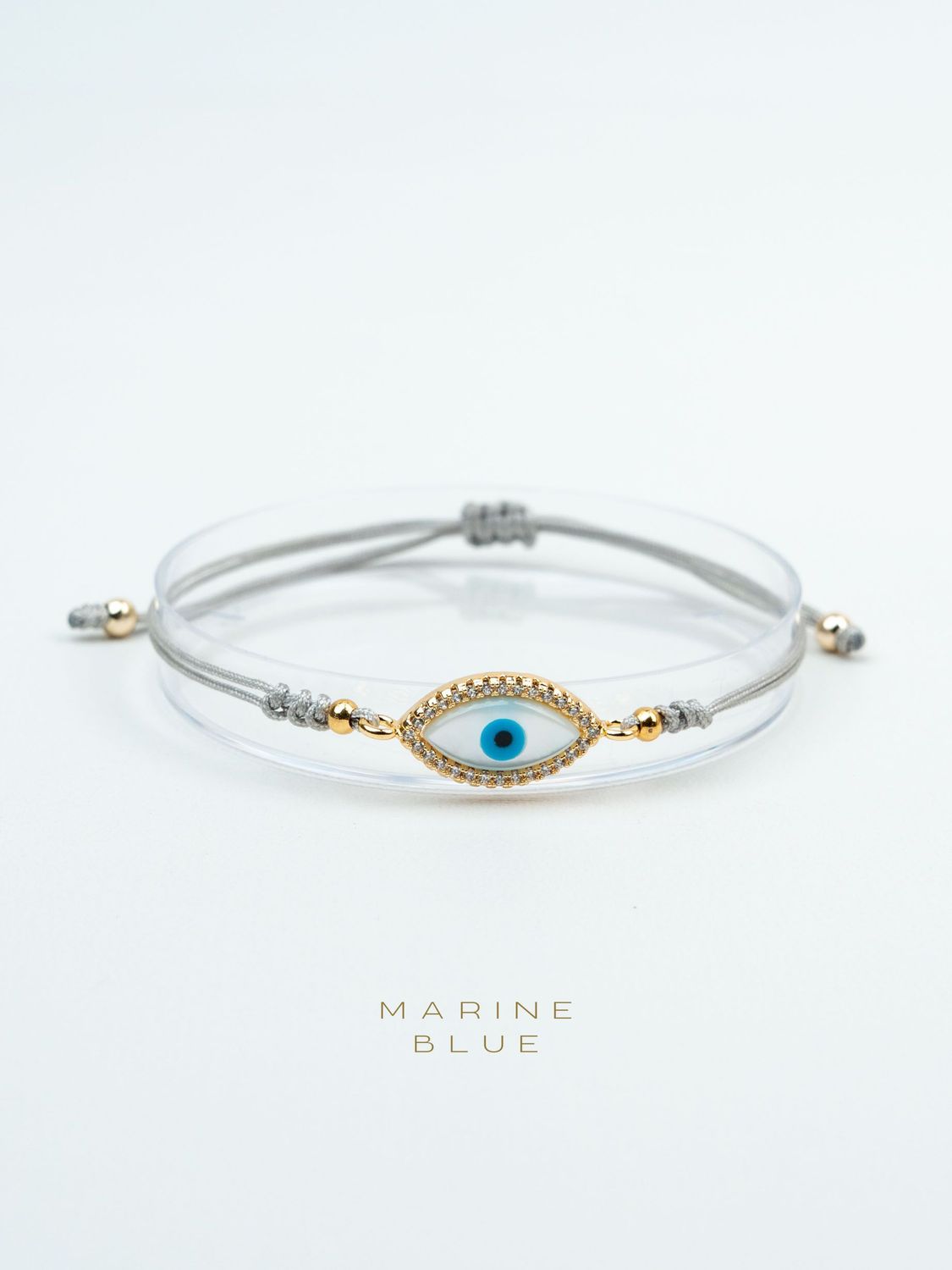Eyeloveyou Bracciale fatto a mano - Bracciale con charms, Colore: Misty Moon