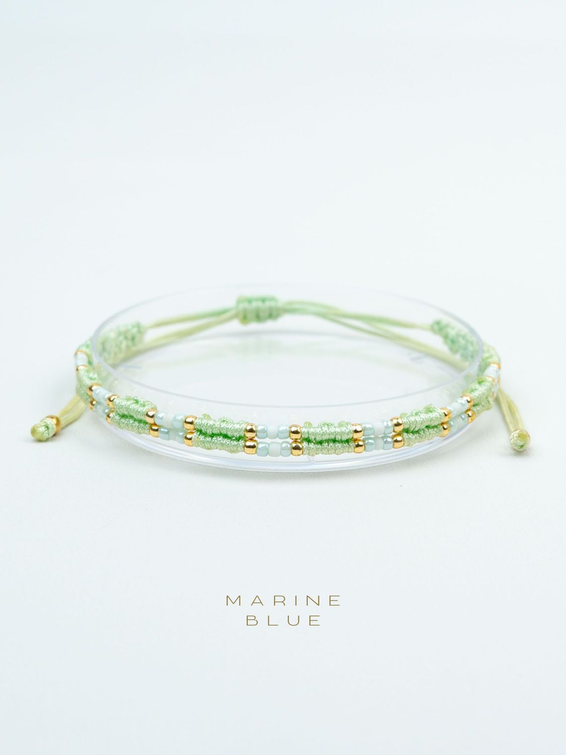 Five on the Floor Handmade Bracelet - Macrame Bracelet, Color: Sapphire