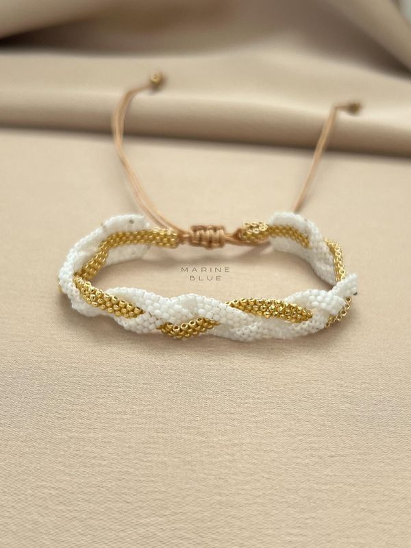 Solo Waterfall Pulsera hecha a mano - Pulsera de cuentas