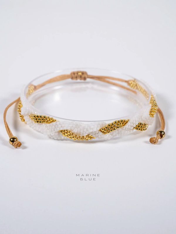 Solo Waterfall Handmade Bracelet - Beaded Bracelet