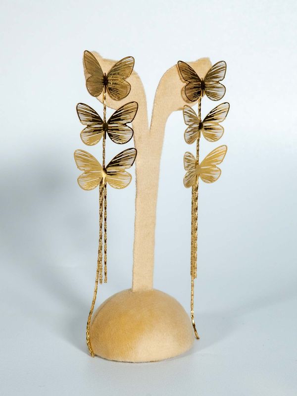 Boho Puku Earring - Stainless Steel Butterly Earring