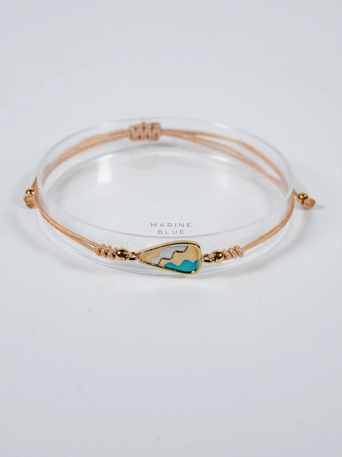 Mojo Jubilee Handmade Bracelet - Charm Bracelet, Color: Arctic Rust