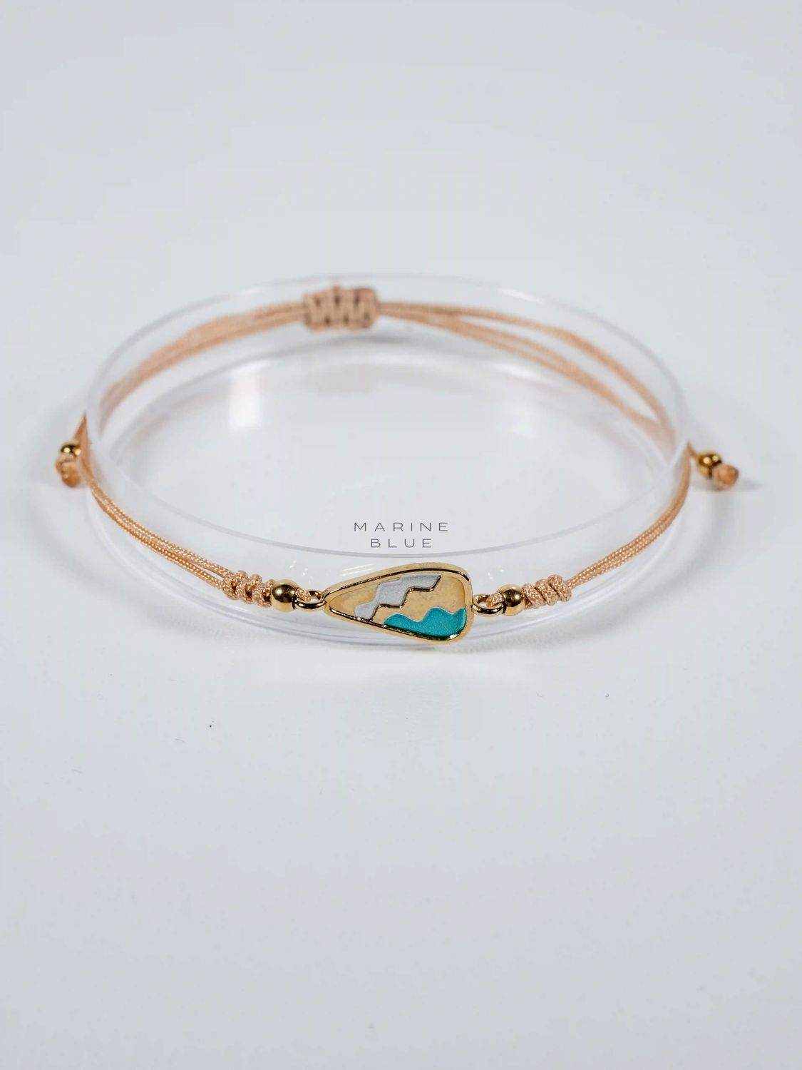 Mojo Jubilee Handmade Bracelet - Charm Bracelet, Color: Arctic Rust