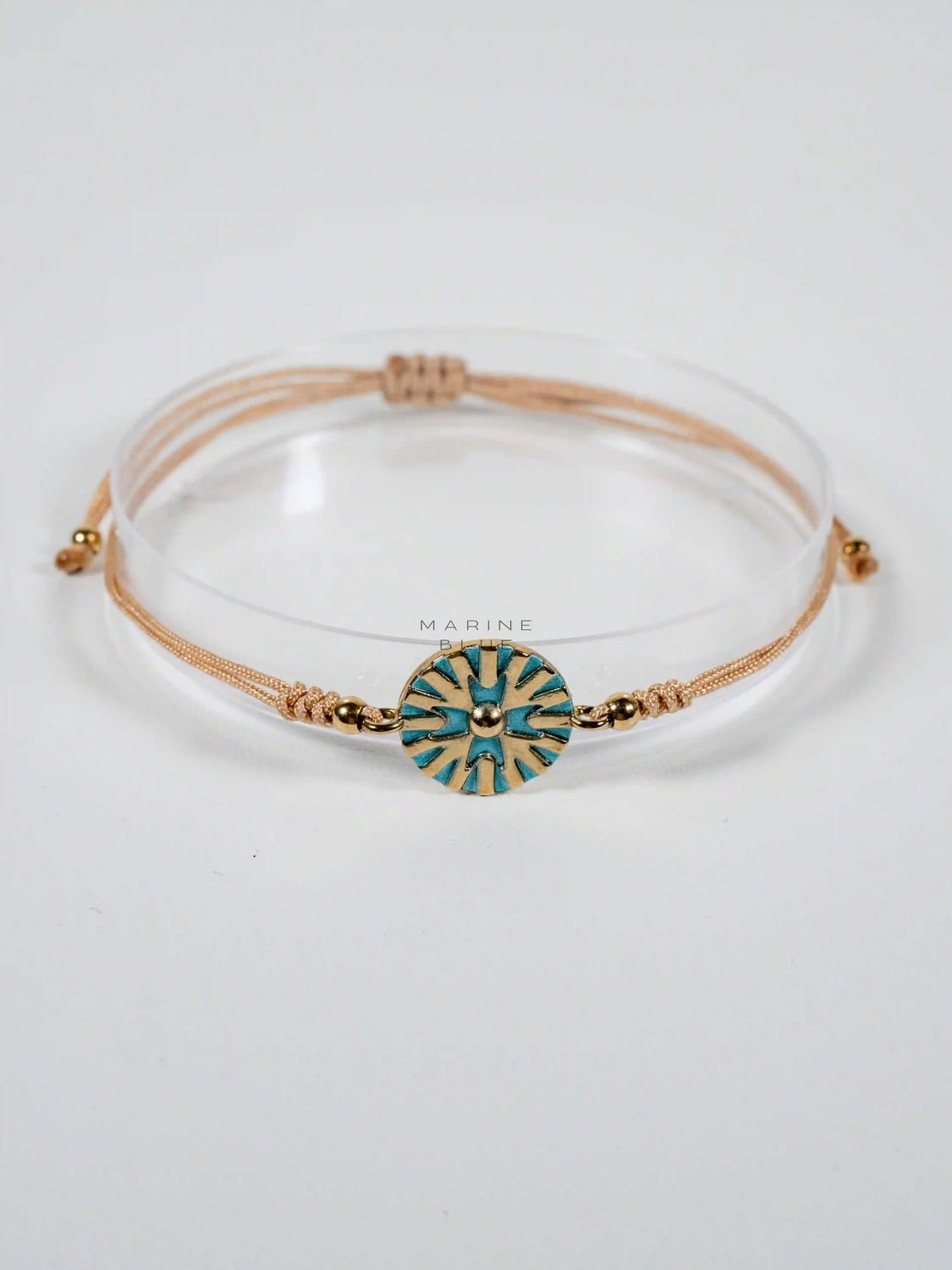 Mojo Central Handmade Bracelet - Charm Bracelet, Color: Arctic Rust