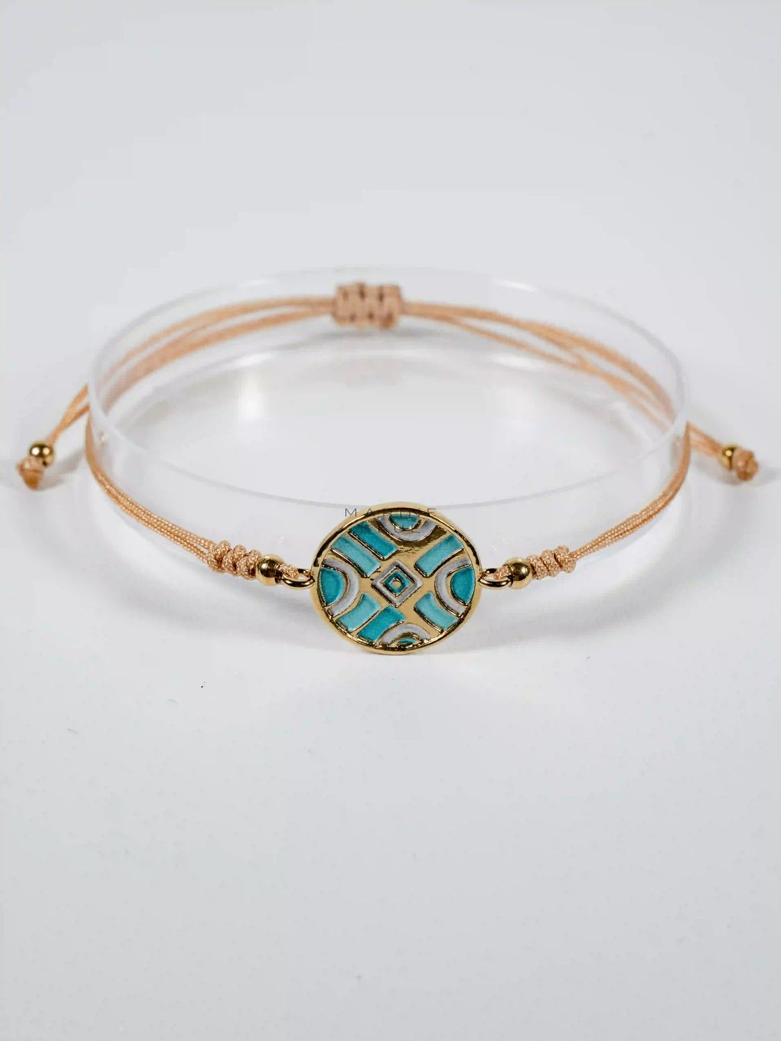 Mojo Minds Handmade Bracelet - Charm Bracelet, Color: Arctic Rust