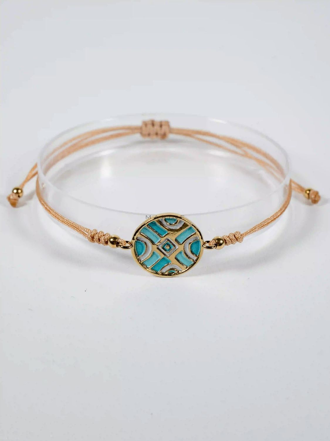 Mojo Minds Handmade Bracelet - Charm Bracelet, Color: Arctic Rust