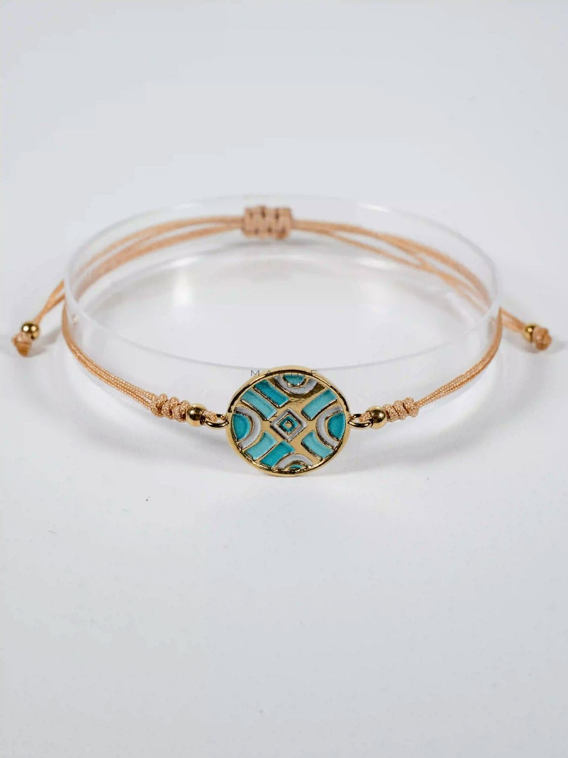 Mojo Minds Handmade Bracelet - Charm Bracelet, Color: Arctic Rust