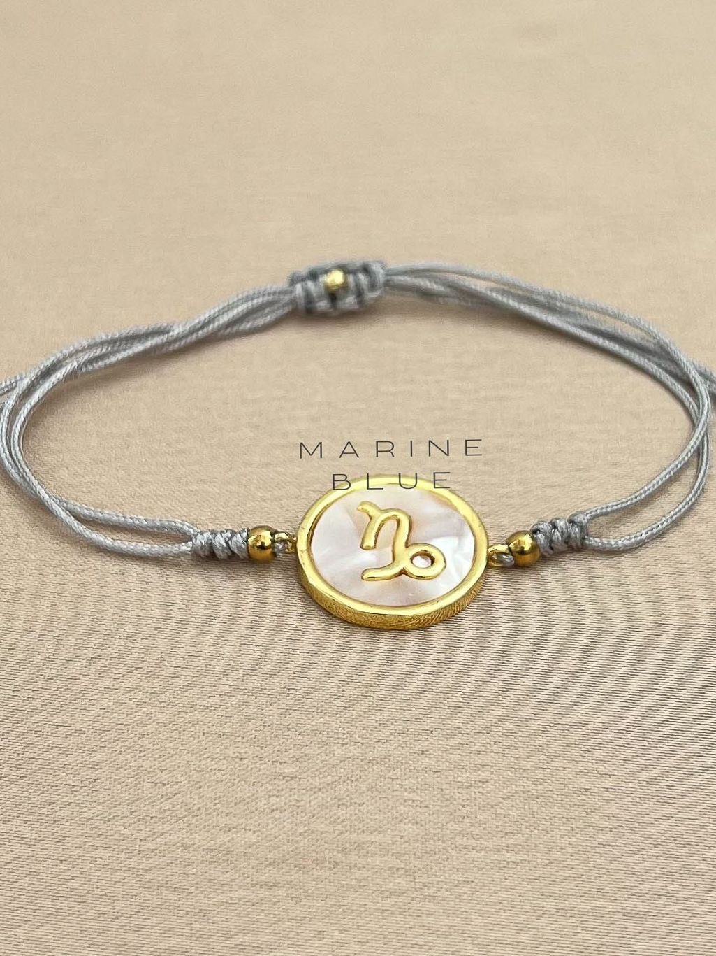 Horoscope Capricorn Handmade Bracelet - Charm Bracelet, Color: Misty Moon