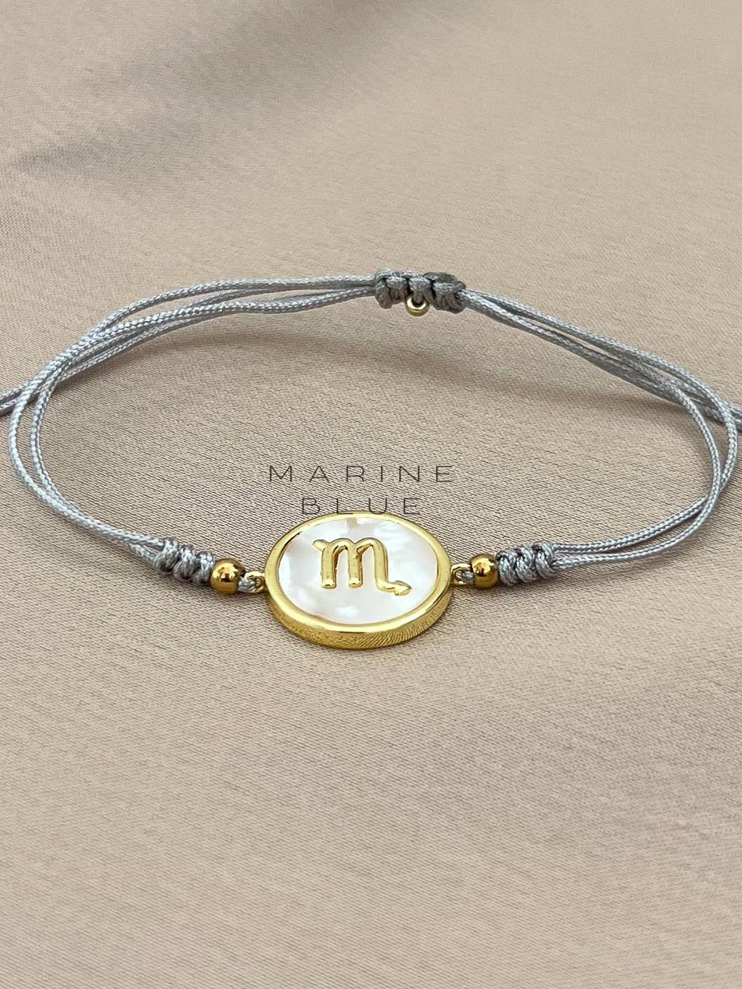 Horoscope Scorpio Handmade Bracelet - Charm Bracelet, Color: Misty Moon